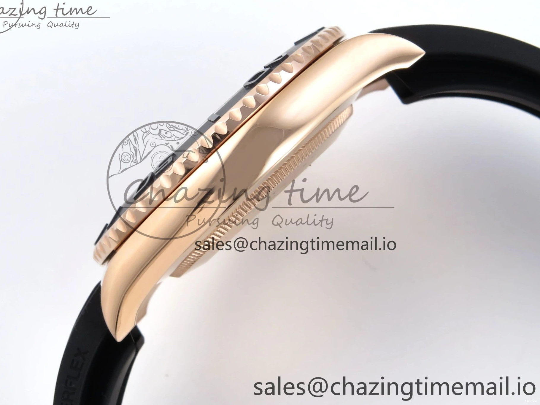 MiroTime 0303 Yacht-Master 40mm 126655 EWEF Best Edition Black Dial on Oysterflex Strap A Sophisticated 787